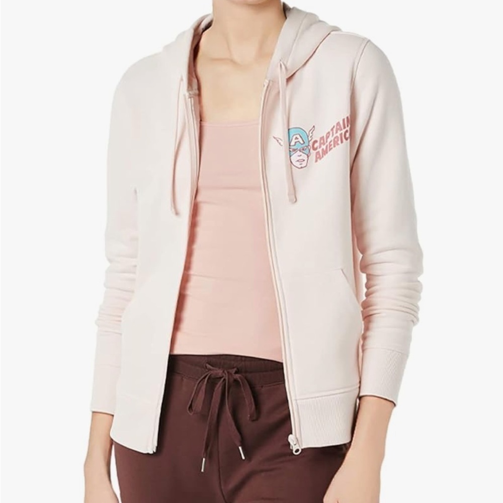Captain American pink hoodie new